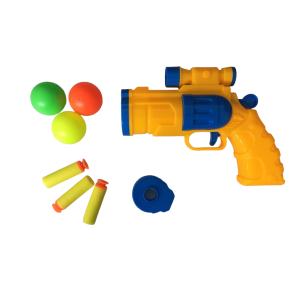 PISTOLA ATIRA BOLA E DARDO 6UN