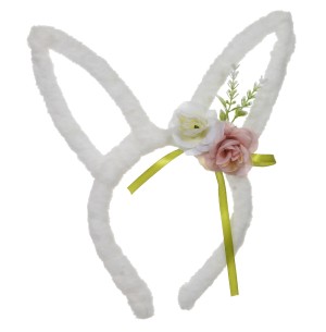 PÁSCOA TIARA COELHO BRANCA