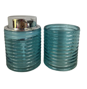 KIT BANHEIRO VIDRO 2PÇS