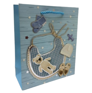 SACOLA PRESENTE 30X40CM BEBÊ