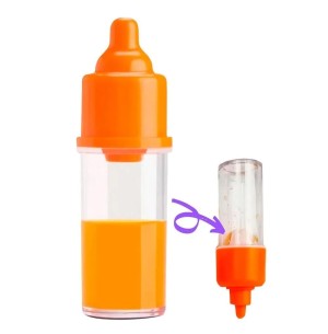 MAMADEIRA BONECA SUCO LARANJA 11CM