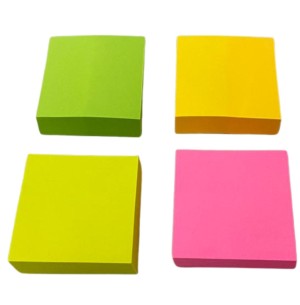 BLOCO ANOTAÇÃO ADESIVO MJ.7CM 4X1 NEON
