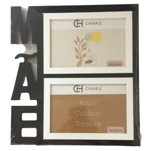 PORTA FOTO MDF.10X15CM MÃE DUPLO