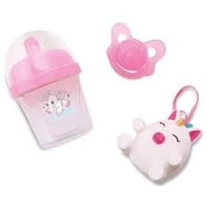 BONECA DIVER NEW BORN C/ MAMADEIRA E PIJAMA