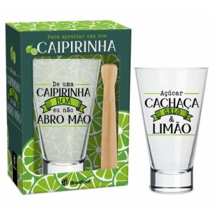 KIT CAIPIRINHA 2PCS LONG CAIPIRINHA BOA NÃO ABRO MÃO