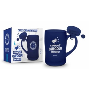 CANECA VIDRO 360ML CHOPP C/ CAMPAINHA CRUZEIRO