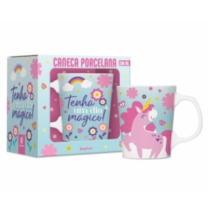 CANECA PORC.260ML PREMIUM TENHA UM DIA MÁGICO