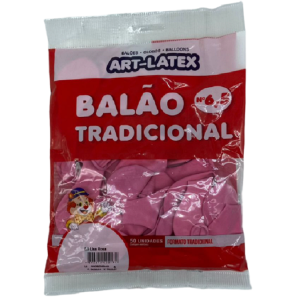 BALÃO 6.5 ROSA C/50