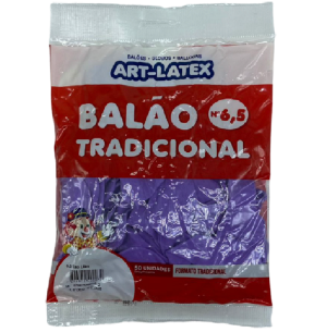BALÃO 6.5 LILAS C/50