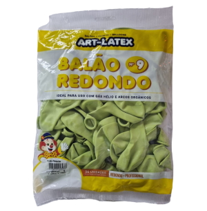 BALÃO 9 PISTACHE C/50