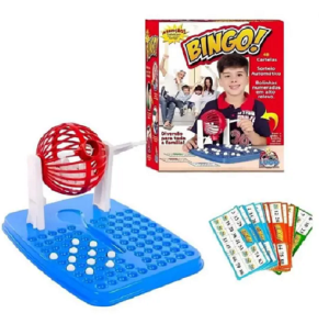 BINGO GLOBO PLÁSTICO 48 CARTELAS