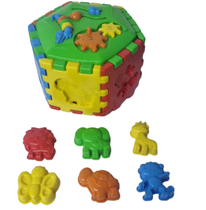 PEDAGÓGICO CUBO ANIMAIS 25X15CM