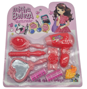 KIT BELEZA INFANTIL COM ACESSÓRIOS 8PÇS