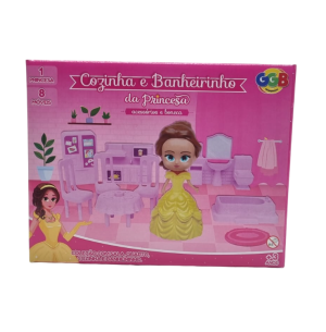 COLEÇÃO PRINCESA 24CM COZINHA E BANHEIRO 13PÇS