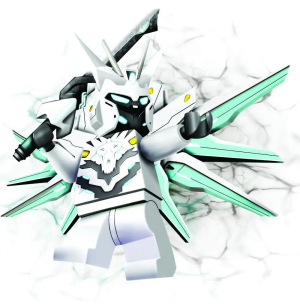 BONECO PARA MONTAR 20CM MEGA ROBOTS 14PÇS