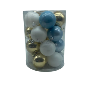  BOLA TUBO 6CM 20UN LISA SORTIDA