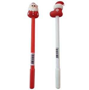  CANETA EMBORRACHADA PAPAI NOEL E BOTA