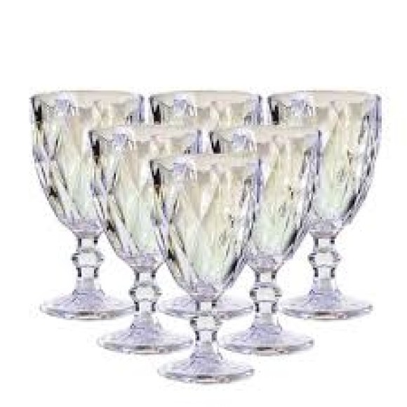 TAÇA VIDRO 340ML 6UN FURTA COR