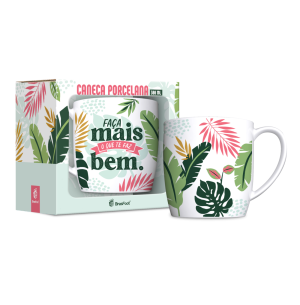 CANECA PORC.300ML URBAN FAÇA + O QUE TE FAZ BEM