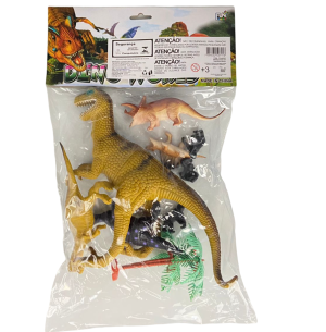 ANIMAL VINIL DINOSSAURO 9PÇS
