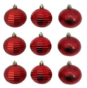  BOLA TUBO 4CM 12UN FACETADA VM