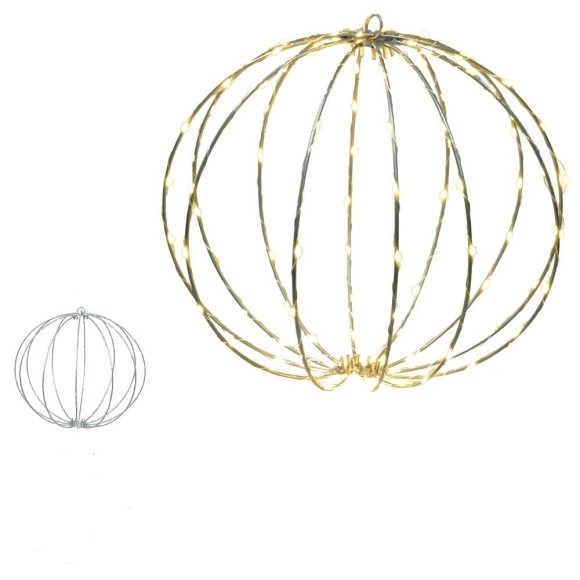 PISCA BOLA ESFERA 112 LEDS 40CM AM