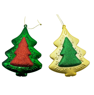 ENFEITE ÁRVORE 11CM 2UN