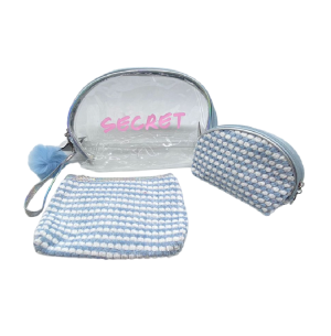 NECESSAIRE 3 TAM.23.19.13CM PELÚCIA SECRET