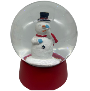RESINA SNOWBALL DE NEVE 12CM
