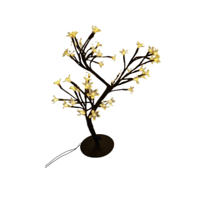 ÁRVORE CEREJEIRA 45CM 48 LEDS AMARELA BIVOLT