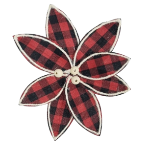 FLOR BICO DE PAPAGAIO 24CM XADREZ VM