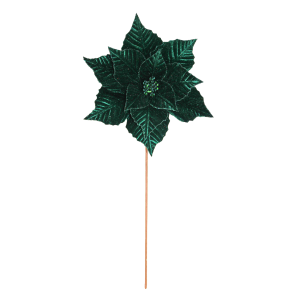 FLOR BICFLOR BIGO DE PAPAGAIO VELUDO 28CM VERDE