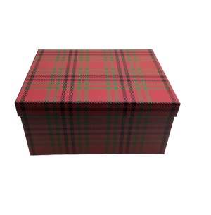 CAIXA PRESENTE RETANGULAR 36X28X17CM