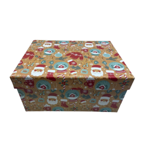 CAIXA PRESENTE RETANGULAR 29X22X14CM