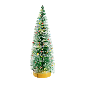 ÁRVORE MINI PINHEIRO 25CM LED BOLINHA