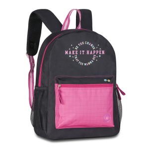 MOCHILA 42CM 2 DIVISÕES MAKE IT HAPPEN