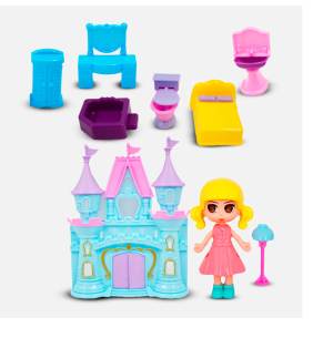 KIT CASTELO BONECA COM ACESSÓRIOS 10PÇS