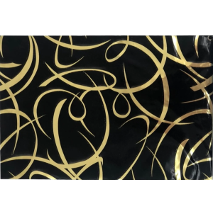 SACO METAL 30X44CM 50UN NEUTRO PRETO