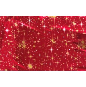 SACO METAL 35X54CM 50UN STAR VERMELHO