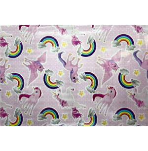 SACO METAL 35X54CM 50UN UNICÓRNIO