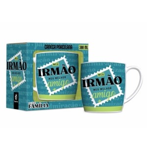 CANECA PORCELANA 300ML URBAN MEU IRMÃO MELHOR AMIGO
