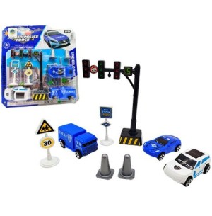 CARRO KIT POLÍCIA 8PÇS