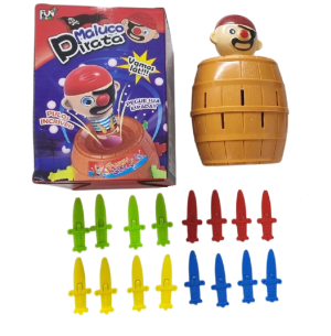 JOGO BARRIL PULA PIRATA 15CM 18PÇS