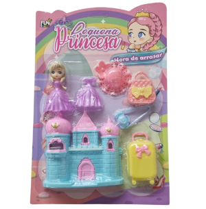 KIT CASTELO BONECA C/ACES.7PÇS