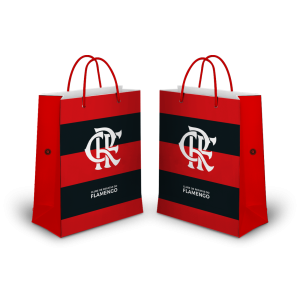 SACOLA PRES.24X32CM FLAMENGO