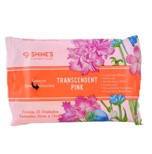 LENÇO DEMAQUILANTE 25UN TRANSCEDENTE PINK