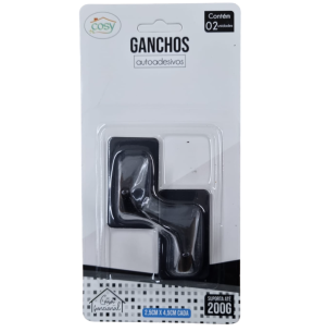 GANCHO ADESIVO PLAST.2UN