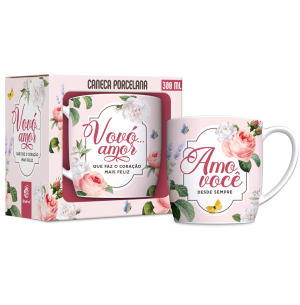 CANECA PORC.300ML URBAN VOVÓ AMO VOCE