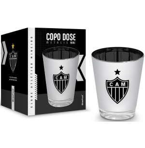COPO VIDRO DOSE METALIC 55ML ATLÉTICO