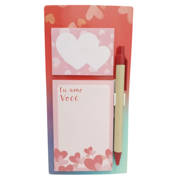 BLOCO ANOT.ADES.2X1 40FLS.CANETA AMOR